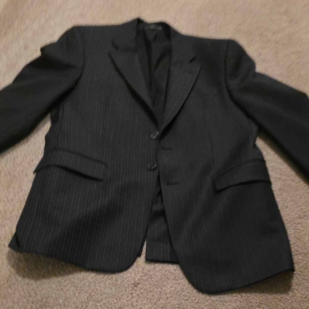 Ralph Lauren Black Pinstripe Men's Suit